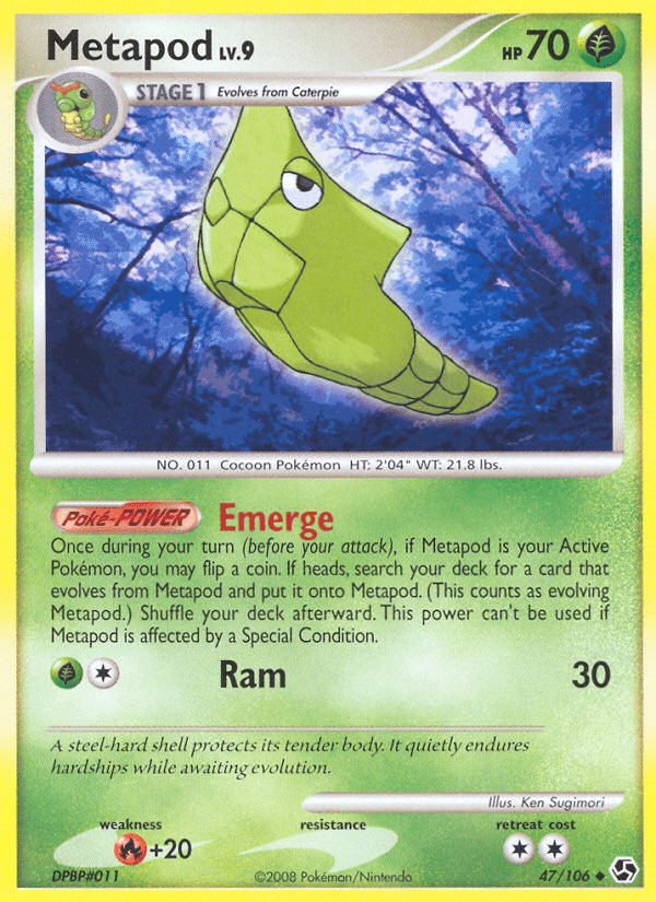 Metapod (47/106) [Diamond & Pearl: Great Encounters] Pokemon Single Pokémon  | Multizone: Comics And Games