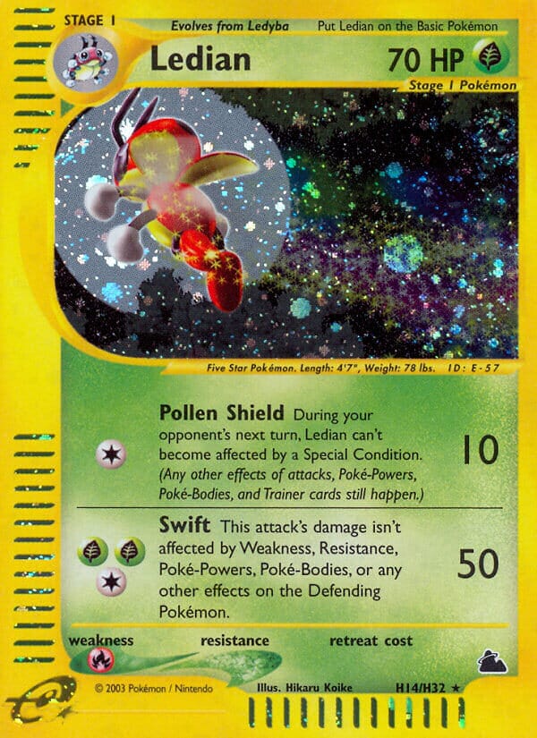 Ledian (H14/H32) [Skyridge] Pokemon Single Pokémon  | Multizone: Comics And Games