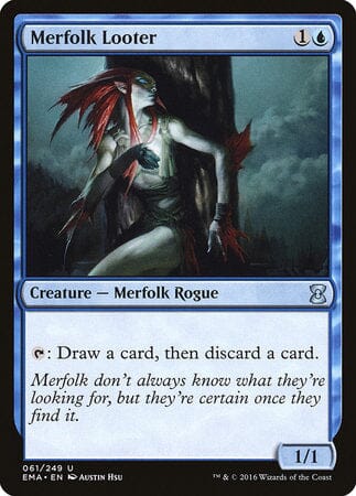 Merfolk Looter [Eternal Masters] MTG Single Magic: The Gathering  | Multizone: Comics And Games