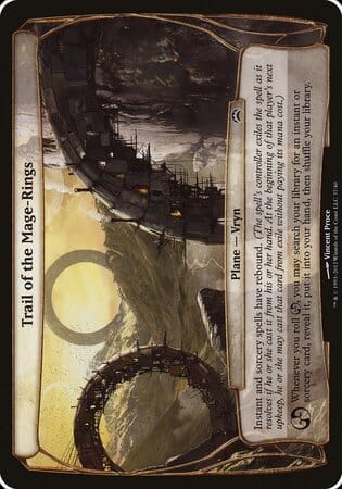 Trail of the Mage-Rings (Planechase 2012) [Planechase 2012 Planes] MTG Single Magic: The Gathering  | Multizone: Comics And Games