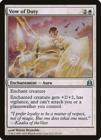 Vow of Duty [Commander 2011] MTG Single Magic: The Gathering  | Multizone: Comics And Games