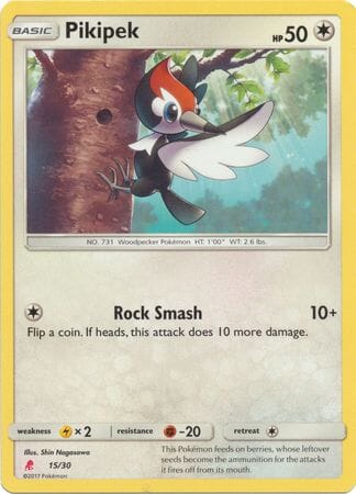 Pikipek (15/30) [Sun & Moon: Trainer Kit - Lycanroc] Pokemon Single Pokémon  | Multizone: Comics And Games