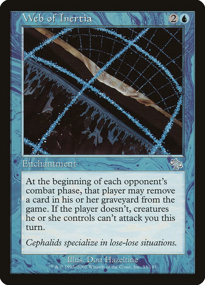 Web of Inertia [Judgment] MTG Single Magic: The Gathering  | Multizone: Comics And Games