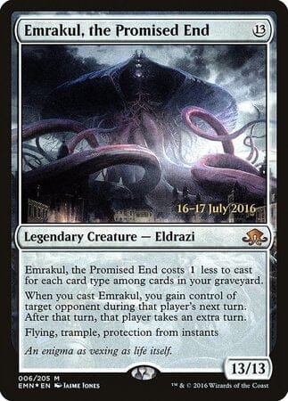 Emrakul, the Promised End [Eldritch Moon Promos] MTG Single Magic: The Gathering  | Multizone: Comics And Games