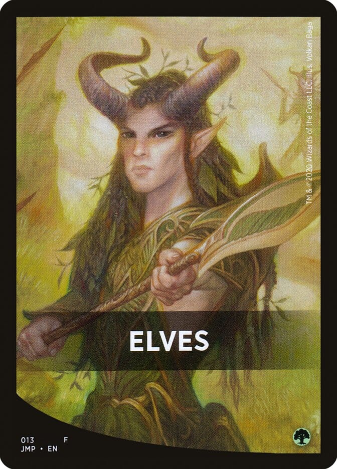 Elves Theme Card [Jumpstart Front Cards] MTG Single Magic: The Gathering  | Multizone: Comics And Games