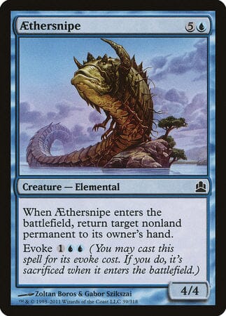 Aethersnipe [Commander 2011] MTG Single Magic: The Gathering  | Multizone: Comics And Games