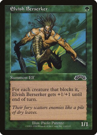 Elvish Berserker [Exodus] MTG Single Magic: The Gathering  | Multizone: Comics And Games