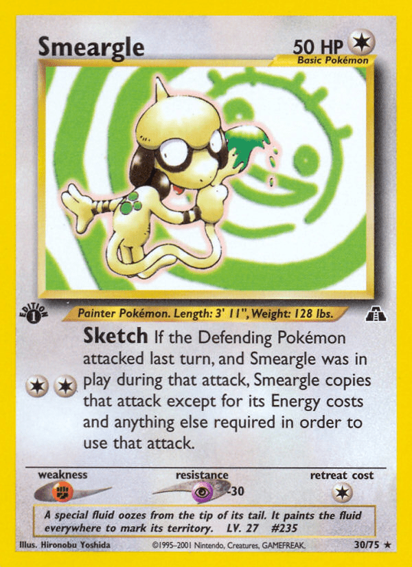 Smeargle (30/75) [Neo Discovery 1st Edition] Pokemon Single Pokémon  | Multizone: Comics And Games