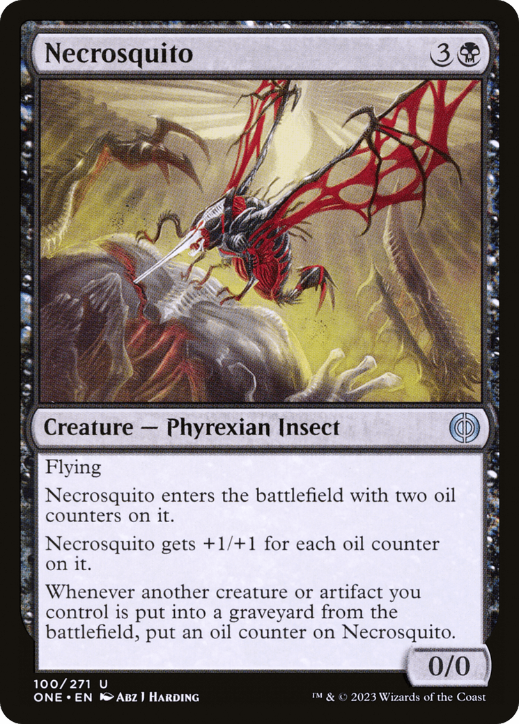 Necrosquito [Phyrexia: All Will Be One] MTG Single Magic: The Gathering  | Multizone: Comics And Games