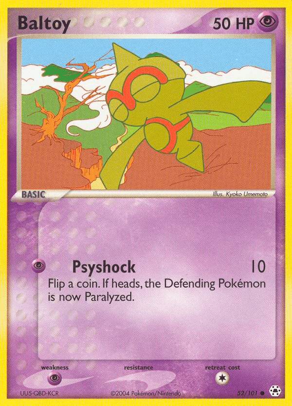 Baltoy (52/101) [EX: Hidden Legends] Pokemon Single Pokémon  | Multizone: Comics And Games