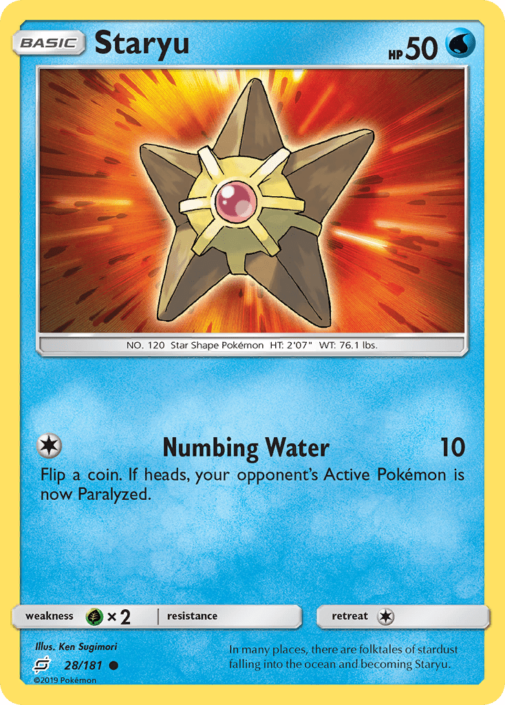 Staryu (28/181) [Sun & Moon: Team Up] Pokemon Single Pokémon  | Multizone: Comics And Games