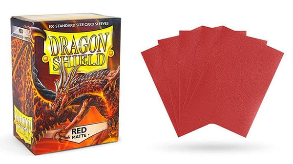 Matte Red Dragon Shield Sleeves (100ct) – Multizone: Comics And Games