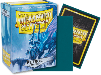 Matte Petrol Dragon Shield Sleeves (100ct) Dragon Shield Multizone  | Multizone: Comics And Games