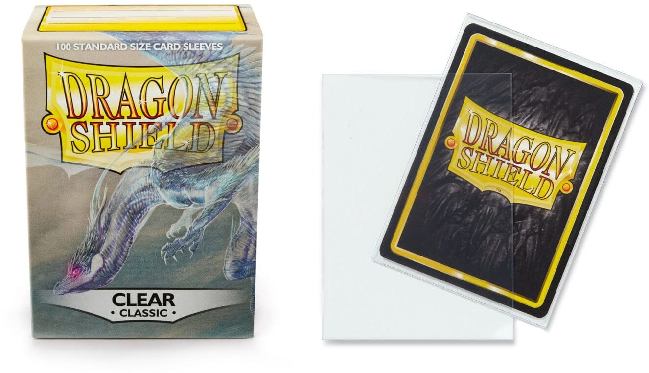 Classic Clear Dragon Shield Sleeves (100ct) Dragon Shield Multizone  | Multizone: Comics And Games