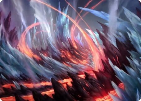 Frostboil Snarl Art Card [Strixhaven: School of Mages Art Series] MTG Single Magic: The Gathering  | Multizone: Comics And Games