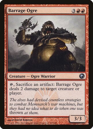 Barrage Ogre [Scars of Mirrodin] MTG Single Magic: The Gathering  | Multizone: Comics And Games