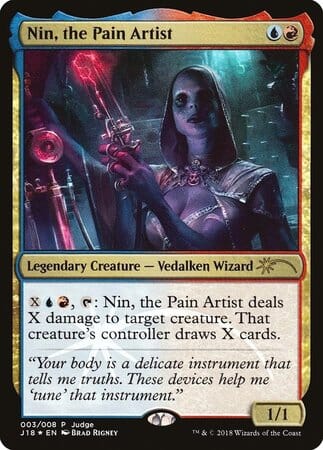 Nin, the Pain Artist [Judge Gift Cards 2018] MTG Single Magic: The Gathering  | Multizone: Comics And Games