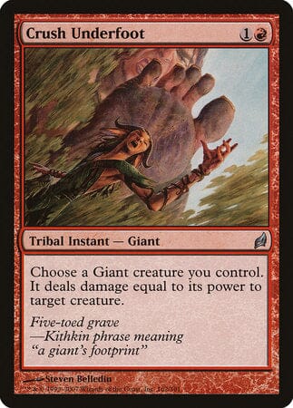 Crush Underfoot [Lorwyn] MTG Single Magic: The Gathering  | Multizone: Comics And Games
