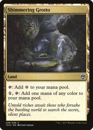 Shimmering Grotto [Iconic Masters] MTG Single Magic: The Gathering  | Multizone: Comics And Games