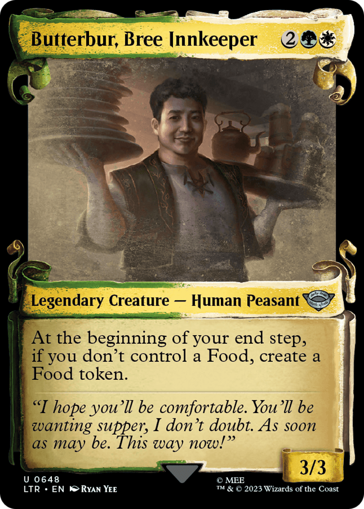 Butterbur, Bree Innkeeper [The Lord of the Rings: Tales of Middle-Earth Showcase Scrolls] MTG Single Magic: The Gathering  | Multizone: Comics And Games