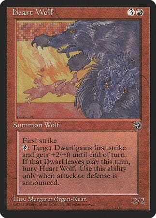 Heart Wolf [Homelands] MTG Single Magic: The Gathering  | Multizone: Comics And Games