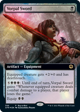 Vorpal Sword (Buy-A-Box) [Dungeons & Dragons: Adventures in the Forgotten Realms] MTG Single Magic: The Gathering  | Multizone: Comics And Games