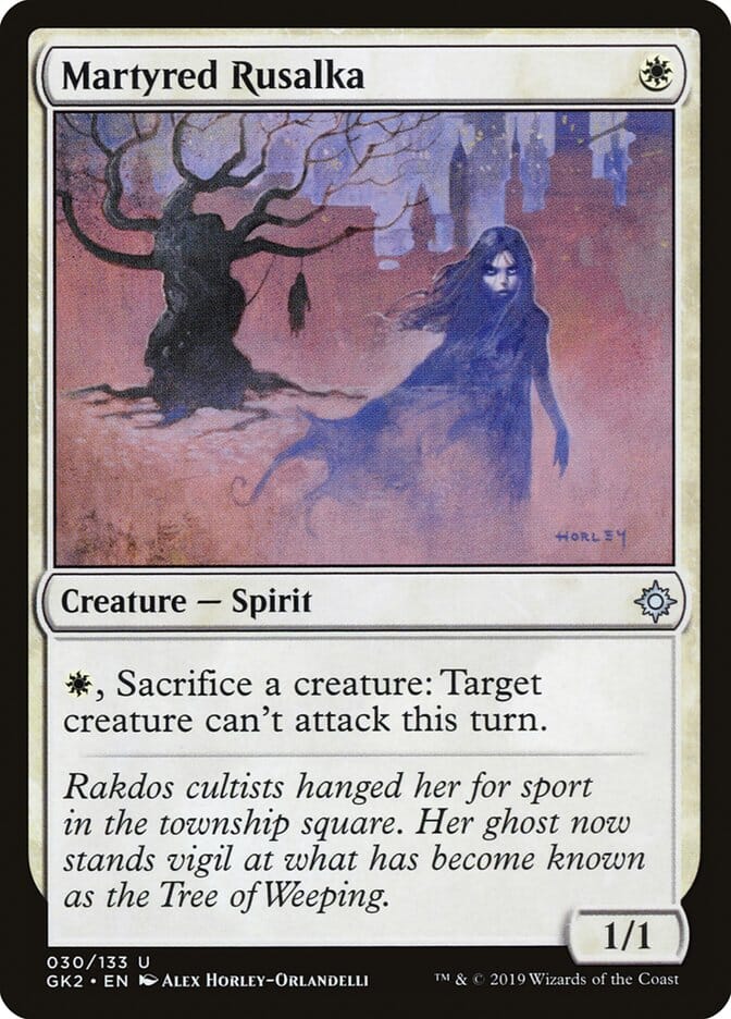 Martyred Rusalka [Ravnica Allegiance Guild Kit] MTG Single Magic: The Gathering  | Multizone: Comics And Games