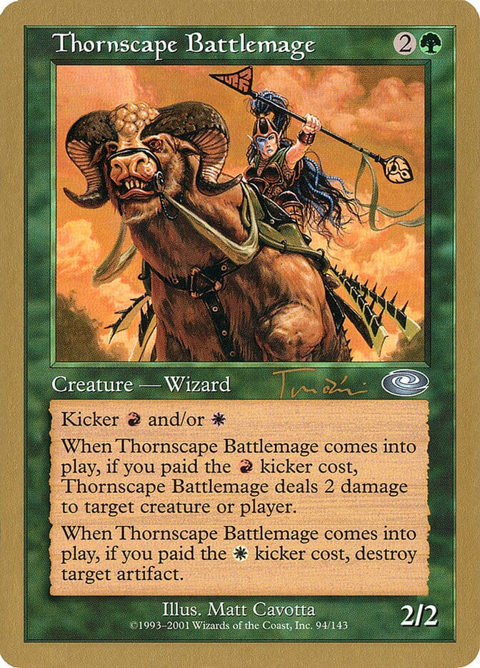 Thornscape Battlemage (Jan Tomcani) [World Championship Decks 2001] MTG Single Magic: The Gathering  | Multizone: Comics And Games