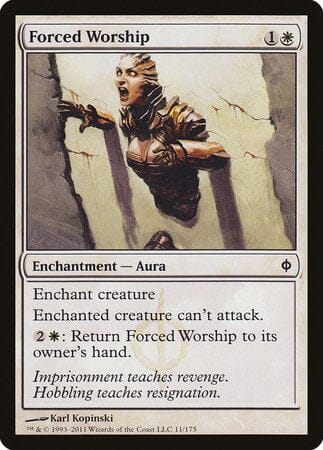 Forced Worship [New Phyrexia] MTG Single Magic: The Gathering  | Multizone: Comics And Games