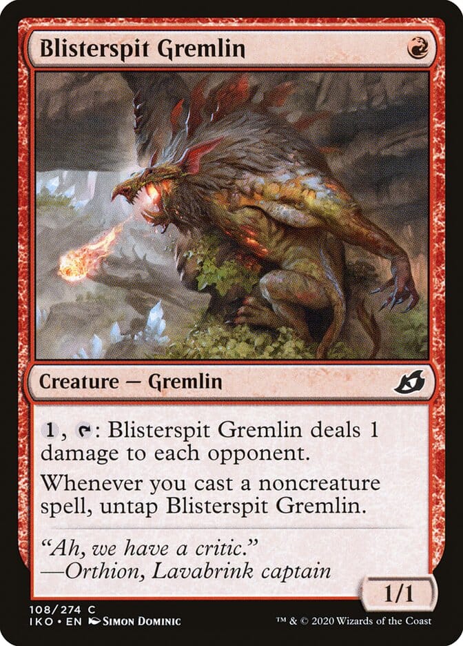 Blisterspit Gremlin [Ikoria: Lair of Behemoths] MTG Single Magic: The Gathering  | Multizone: Comics And Games