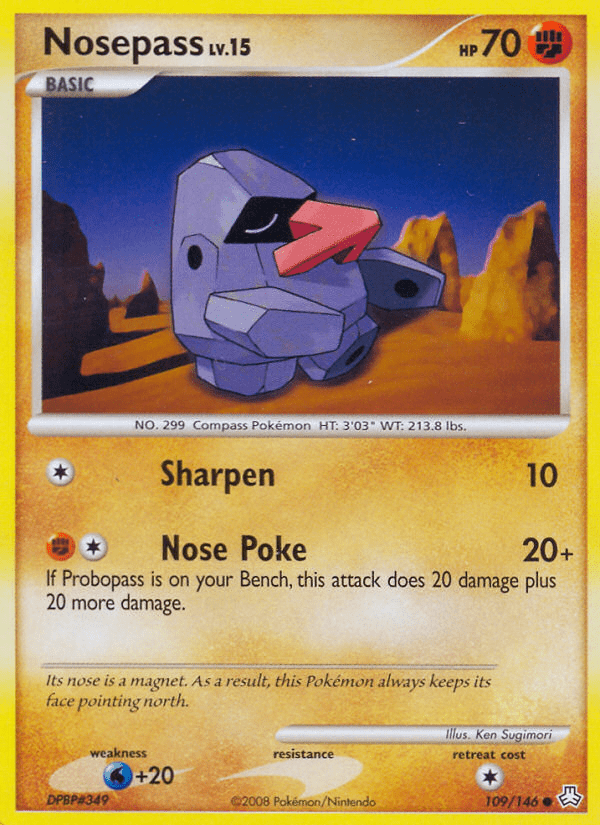 Nosepass (109/146) [Diamond & Pearl: Legends Awakened] Pokemon Single Pokémon  | Multizone: Comics And Games
