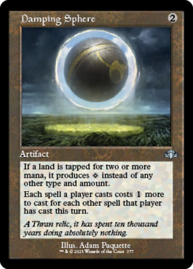 Damping Sphere (Retro) [Dominaria Remastered] MTG Single Magic: The Gathering  | Multizone: Comics And Games