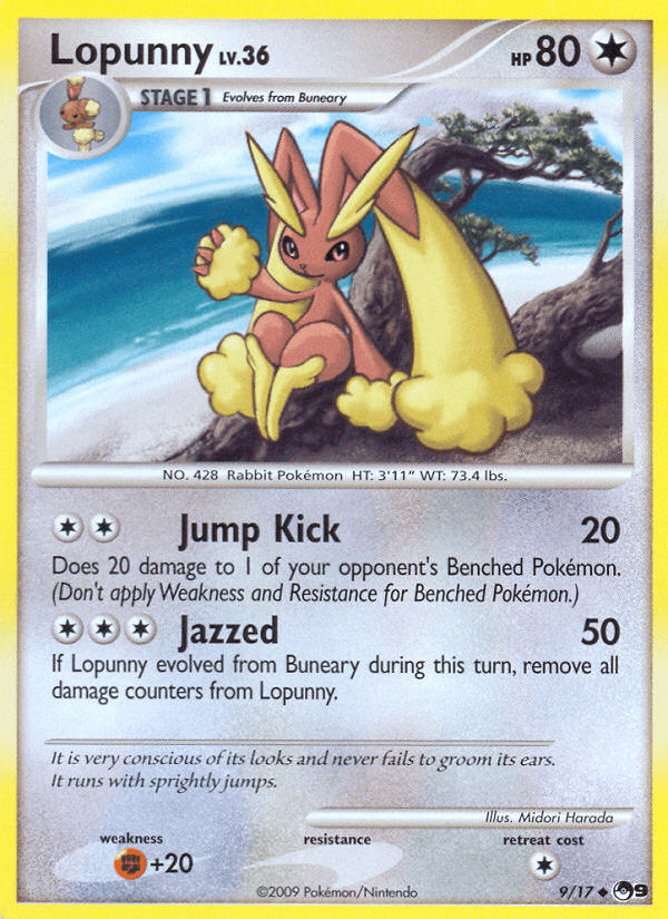 Lopunny (9/17) [POP Series 9] Pokemon Single Pokémon  | Multizone: Comics And Games