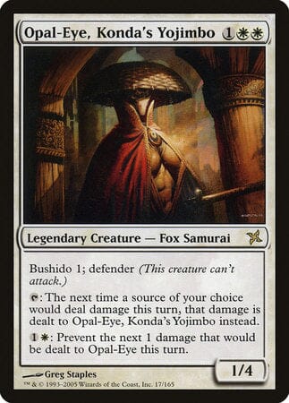 Opal-Eye, Konda's Yojimbo [Betrayers of Kamigawa] MTG Single Magic: The Gathering  | Multizone: Comics And Games