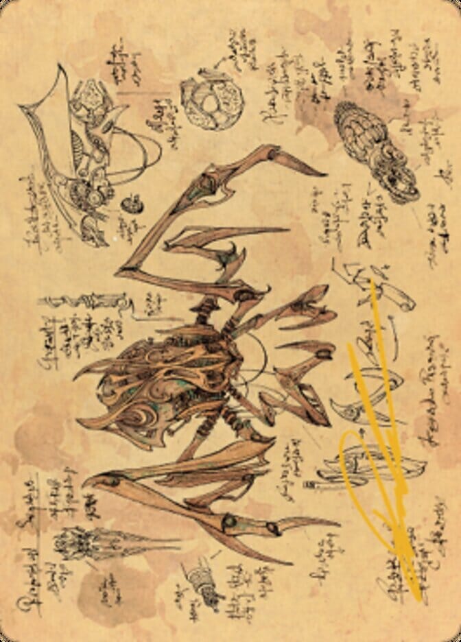 Scrap Trawler Art Card (Gold-Stamped Signature) [The Brothers' War Art Series] MTG Single Magic: The Gathering  | Multizone: Comics And Games