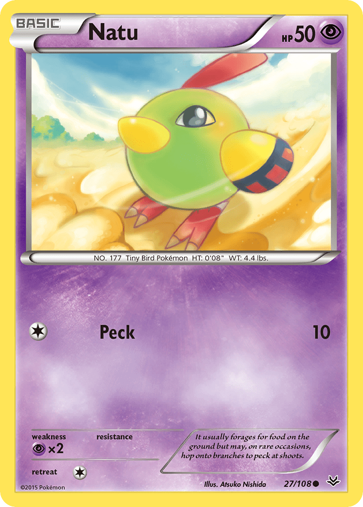 Natu (27/108) [XY: Roaring Skies] Pokemon Single Pokémon  | Multizone: Comics And Games