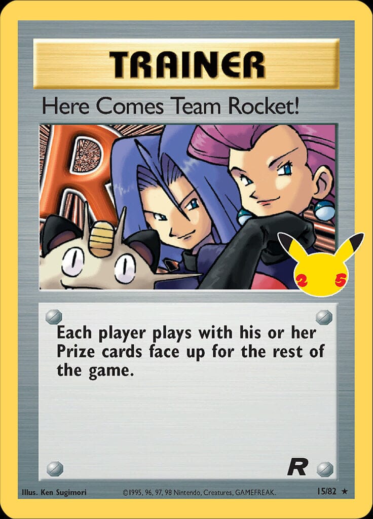 Here Comes Team Rocket! (15/82) [Celebrations: 25th Anniversary - Classic Collection] Pokemon Single Pokémon  | Multizone: Comics And Games