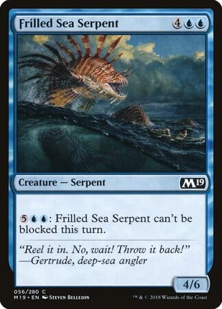 Frilled Sea Serpent [Core Set 2019] MTG Single Magic: The Gathering  | Multizone: Comics And Games