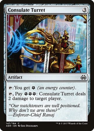 Consulate Turret [Aether Revolt] MTG Single Magic: The Gathering  | Multizone: Comics And Games