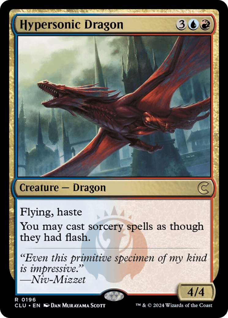 Hypersonic Dragon [Ravnica: Clue Edition] MTG Single Magic: The Gathering  | Multizone: Comics And Games