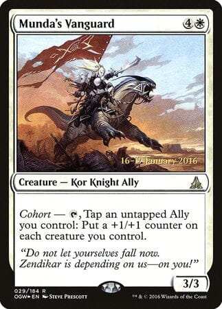 Munda's Vanguard [Oath of the Gatewatch Promos] MTG Single Magic: The Gathering  | Multizone: Comics And Games
