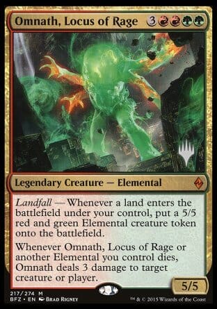 Omnath, Locus of Rage (Promo Pack) [Dungeons & Dragons: Adventures in the Forgotten Realms Promos] MTG Single Magic: The Gathering  | Multizone: Comics And Games