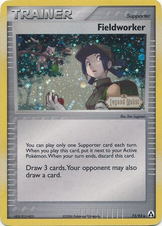 Fieldworker (73/92) (Stamped) [EX: Legend Maker] Pokemon Single Pokémon  | Multizone: Comics And Games