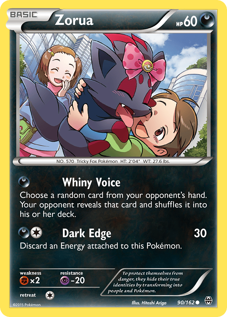Zorua (90/162) [XY: BREAKthrough] Pokemon Single Pokémon  | Multizone: Comics And Games