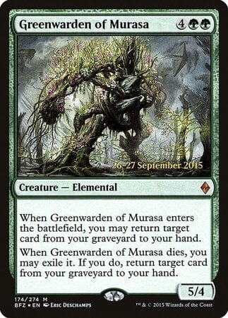 Greenwarden of Murasa [Battle for Zendikar Promos] MTG Single Magic: The Gathering  | Multizone: Comics And Games