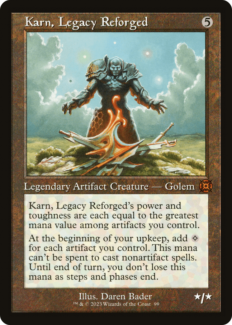 Karn, Legacy Reforged (Retro) [March of the Machine: The Aftermath] MTG Single Magic: The Gathering  | Multizone: Comics And Games