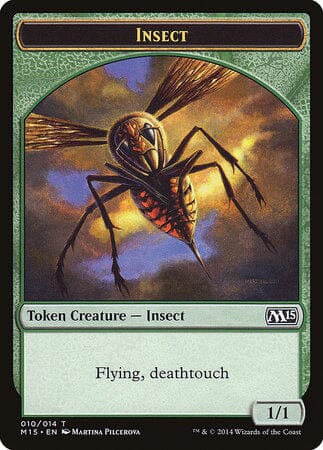 Insect Token (Deathtouch) [Magic 2015 Tokens] MTG Single Magic: The Gathering  | Multizone: Comics And Games