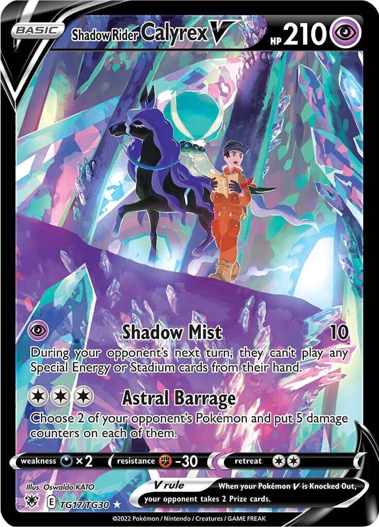 Shadow Rider Calyrex V (TG17/TG30) [Sword & Shield: Astral Radiance] Pokemon Single Pokémon  | Multizone: Comics And Games