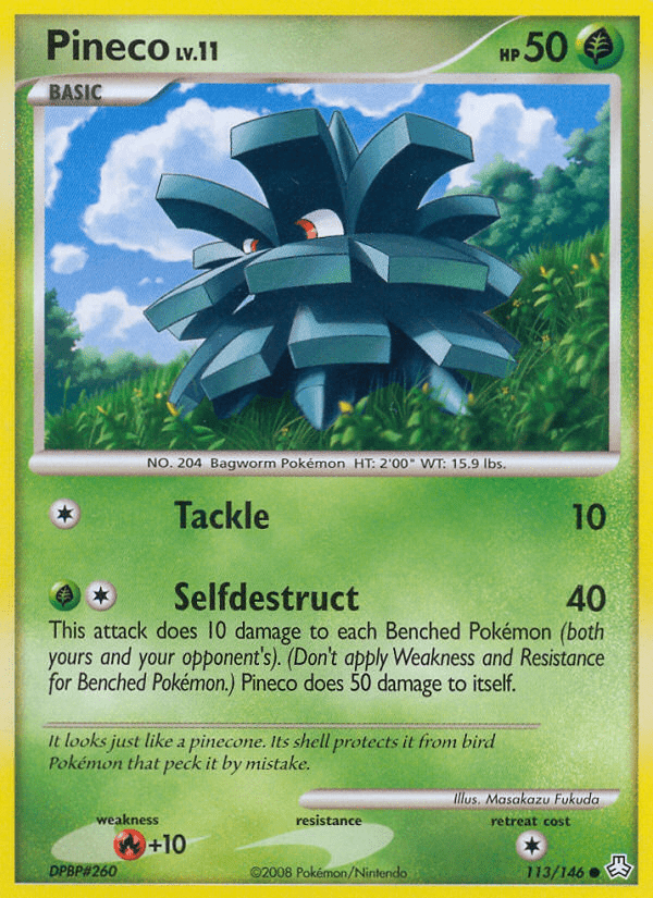 Pineco (113/146) [Diamond & Pearl: Legends Awakened] Pokemon Single Pokémon  | Multizone: Comics And Games