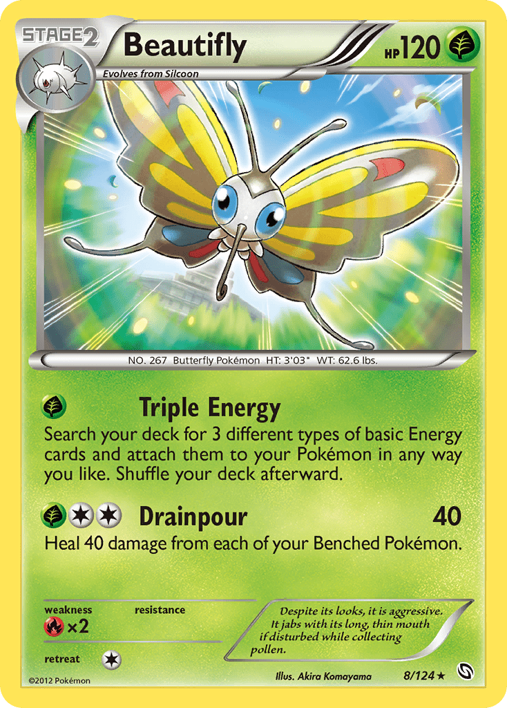 Beautifly (8/124) [Black & White: Dragons Exalted] Pokemon Single Pokémon  | Multizone: Comics And Games